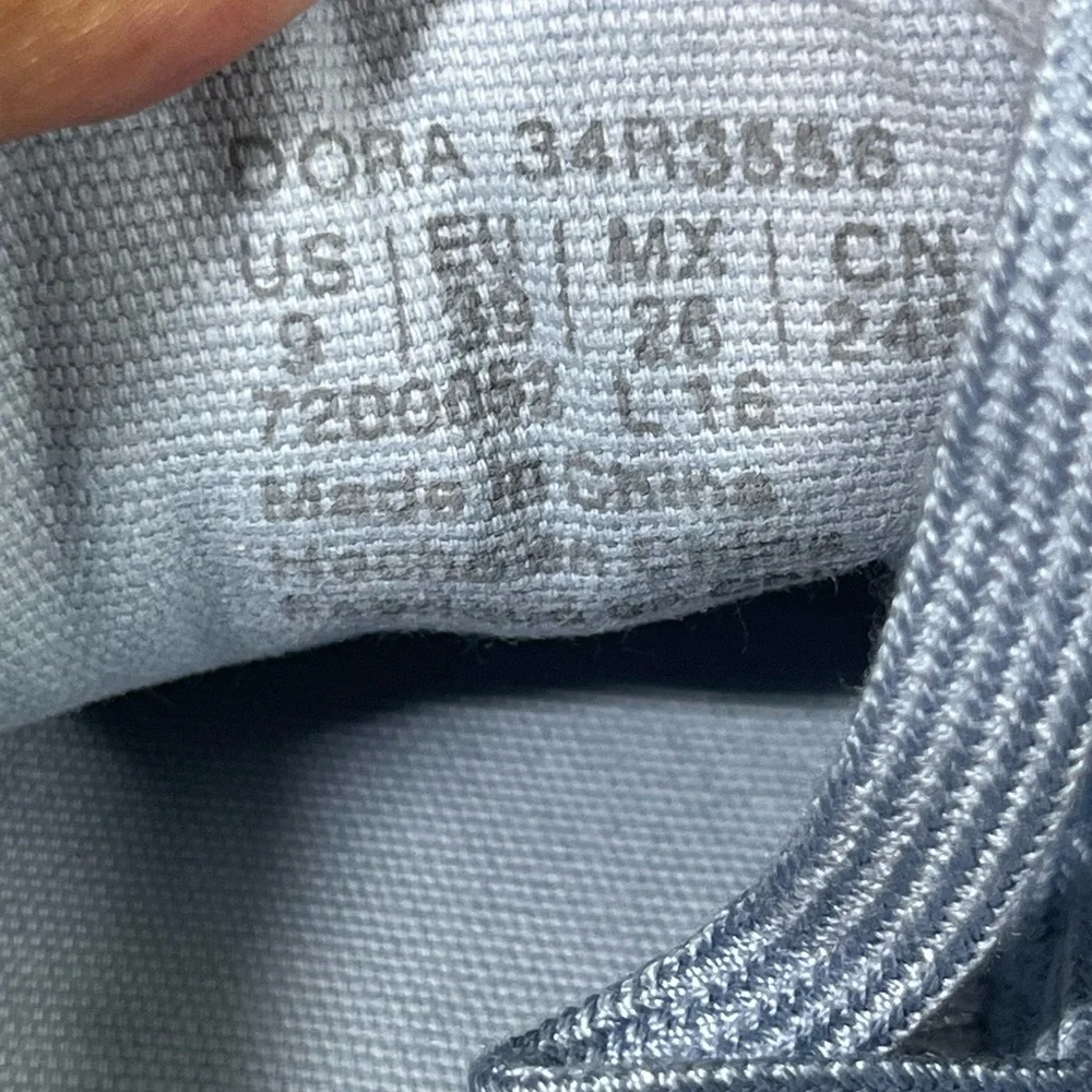 Calvin Klein‎ Jeans DORA Canvas Sneakers Womens Sz 9 BABY BLUE NEW